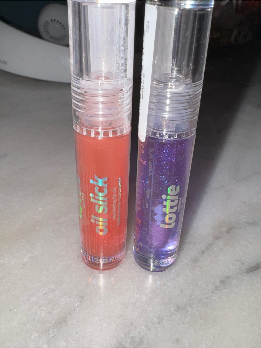 Oil slick nourishing lip oil - set of 2
